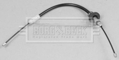 Borg & Beck BKB2817 - Тросик, cтояночный тормоз autosila-amz.com