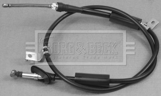 Borg & Beck BKB2820 - Тросик, cтояночный тормоз autosila-amz.com