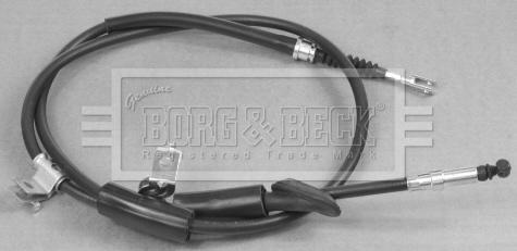 Borg & Beck BKB2821 - Тросик, cтояночный тормоз autosila-amz.com