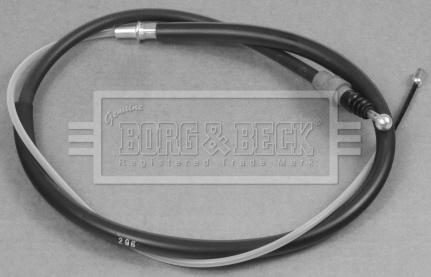 Borg & Beck BKB2828 - Тросик, cтояночный тормоз autosila-amz.com