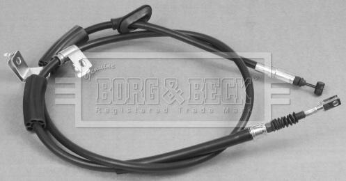 Borg & Beck BKB2822 - Тросик, cтояночный тормоз autosila-amz.com