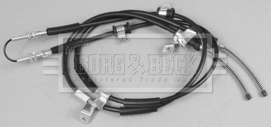 Borg & Beck BKB2399 - Тросик, cтояночный тормоз autosila-amz.com
