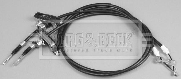 Borg & Beck BKB2318 - Тросик, cтояночный тормоз autosila-amz.com