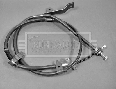 Borg & Beck BKB2334 - Тросик, cтояночный тормоз autosila-amz.com