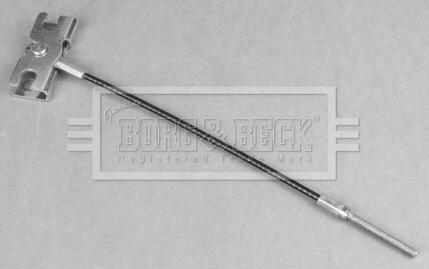 Borg & Beck BKB2243 - Тросик, cтояночный тормоз autosila-amz.com