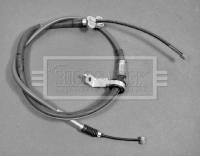 Borg & Beck BKB2253 - Тросик, cтояночный тормоз autosila-amz.com