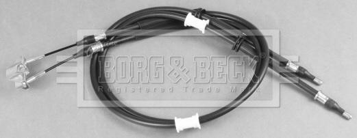 Borg & Beck BKB2268 - Тросик, cтояночный тормоз autosila-amz.com