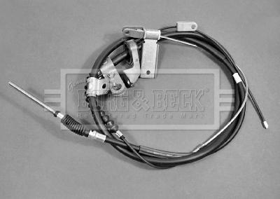 Borg & Beck BKB2263 - Тросик, cтояночный тормоз autosila-amz.com