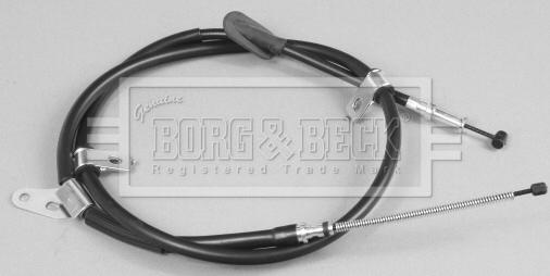 Borg & Beck BKB2201 - Тросик, cтояночный тормоз autosila-amz.com