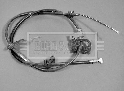 Borg & Beck BKB2207 - Тросик, cтояночный тормоз autosila-amz.com