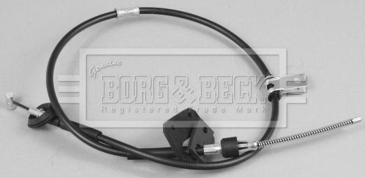 Borg & Beck BKB2210 - Тросик, cтояночный тормоз autosila-amz.com