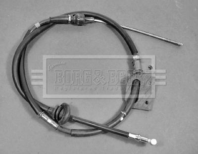 Borg & Beck BKB2212 - Тросик, cтояночный тормоз autosila-amz.com