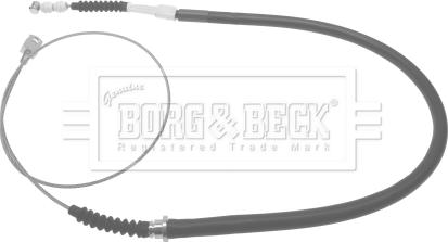 Borg & Beck BKB2236 - Тросик, cтояночный тормоз autosila-amz.com