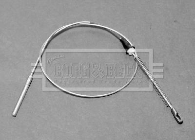 Borg & Beck BKB2272 - Тросик, cтояночный тормоз autosila-amz.com