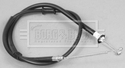 Borg & Beck BKB2798 - Тросик, cтояночный тормоз autosila-amz.com