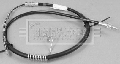 Borg & Beck BKB2748 - Тросик, cтояночный тормоз autosila-amz.com