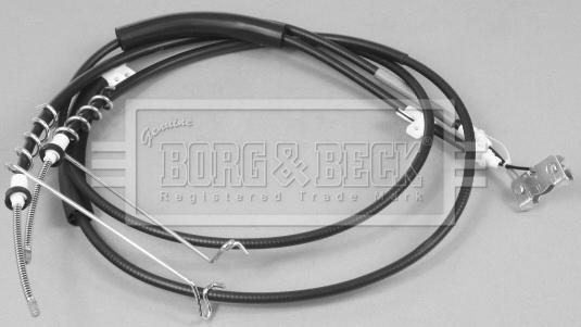 Borg & Beck BKB2754 - Тросик, cтояночный тормоз autosila-amz.com