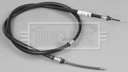 Borg & Beck BKB2761 - Тросик, cтояночный тормоз autosila-amz.com