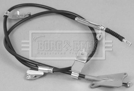 Borg & Beck BKB2763 - Тросик, cтояночный тормоз autosila-amz.com