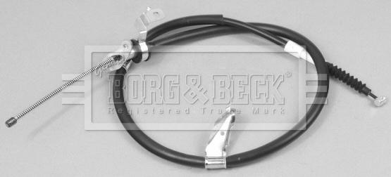 Borg & Beck BKB2715 - Тросик, cтояночный тормоз autosila-amz.com