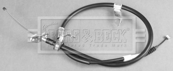 Borg & Beck BKB2716 - Тросик, cтояночный тормоз autosila-amz.com