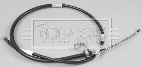 Borg & Beck BKB2717 - Тросик, cтояночный тормоз autosila-amz.com