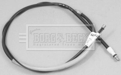 Borg & Beck BKB2733 - Тросик, cтояночный тормоз autosila-amz.com
