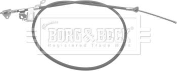 Borg & Beck BKB2728 - Тросик, cтояночный тормоз autosila-amz.com