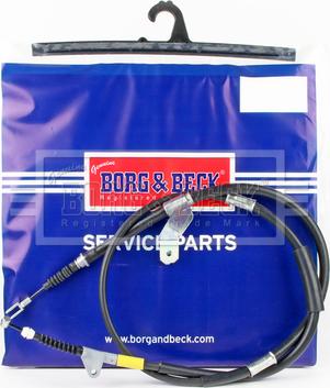 Borg & Beck BKB2771 - Тросик, cтояночный тормоз autosila-amz.com