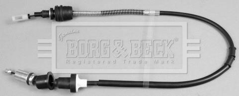 Borg & Beck BKC1457 - Трос, управление сцеплением autosila-amz.com