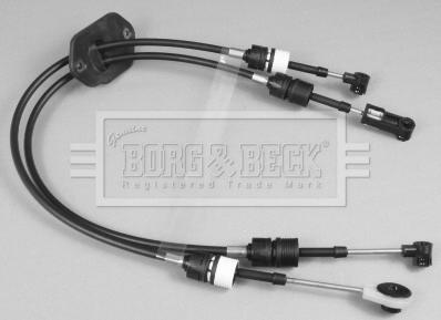 Borg & Beck BKG1077 - Трос, наконечник, ступенчатая коробка передач autosila-amz.com