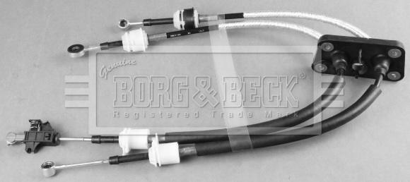 Borg & Beck BKG1100 - Трос, наконечник, ступенчатая коробка передач autosila-amz.com