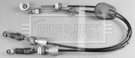 Borg & Beck BKG1115 - Трос, наконечник, ступенчатая коробка передач autosila-amz.com