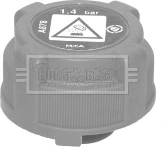 Borg & Beck BRC109 - Крышка, резервуар охлаждающей жидкости autosila-amz.com