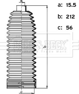 Borg & Beck BSG3495 - Комплект пыльника, рулевое управление autosila-amz.com