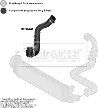 Borg & Beck BTH1441 - Трубка, нагнетание воздуха autosila-amz.com