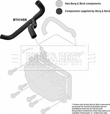 Borg & Beck BTH1458 - Шланг, вентиляция картера autosila-amz.com