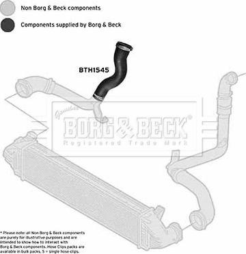 Borg & Beck BTH1545 - Трубка, нагнетание воздуха autosila-amz.com