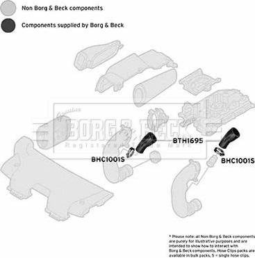 Borg & Beck BTH1695 - Трубка, нагнетание воздуха autosila-amz.com