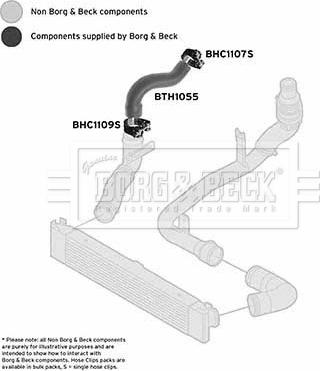 Borg & Beck BTH1055 - Трубка, нагнетание воздуха autosila-amz.com