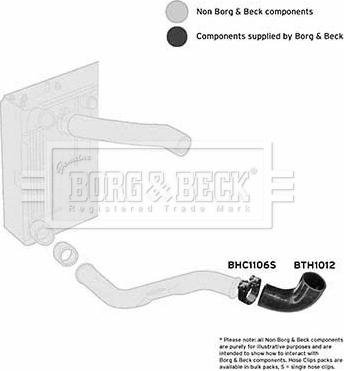 Borg & Beck BTH1012 - Трубка, нагнетание воздуха autosila-amz.com