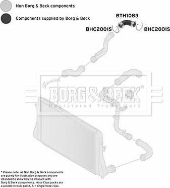 Borg & Beck BTH1083 - Трубка, нагнетание воздуха autosila-amz.com