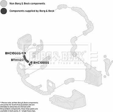 Borg & Beck BTH1120 - Трубка, нагнетание воздуха autosila-amz.com