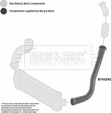 Borg & Beck BTH1293 - Трубка, нагнетание воздуха autosila-amz.com