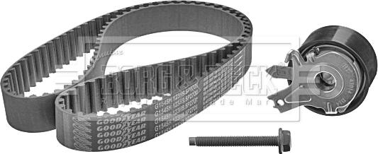 Borg & Beck BTK1014 - Комплект зубчатого ремня ГРМ autosila-amz.com