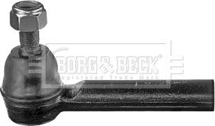 Borg & Beck BTR5010 - Наконечник рулевой тяги, шарнир autosila-amz.com
