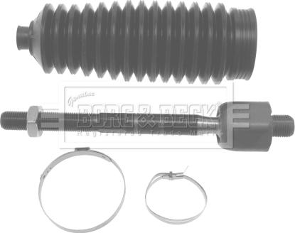 Borg & Beck BTR5025K - Осевой шарнир, рулевая тяга autosila-amz.com