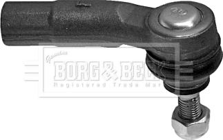 Borg & Beck BTR5160 - Наконечник рулевой тяги, шарнир autosila-amz.com
