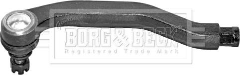 Borg & Beck BTR5307 - Наконечник рулевой тяги, шарнир autosila-amz.com