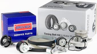 Borg & Beck BTW1052 - Водяной насос + комплект зубчатого ремня ГРМ autosila-amz.com